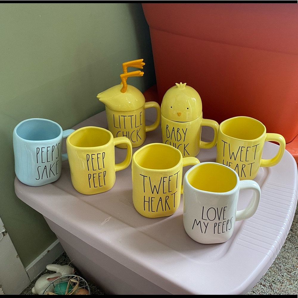 Easter chick mug lot